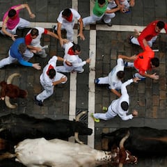 Los toros de Fuente Ymbro realizan un rápido 4º encierro