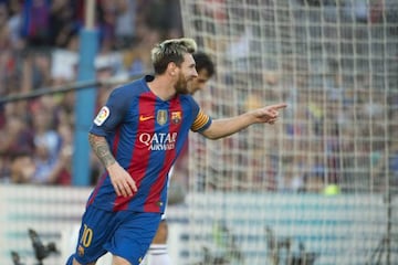 Messi scored on his return from injury.