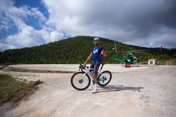 Valverde, en el helipuerto que será meta de la etapa