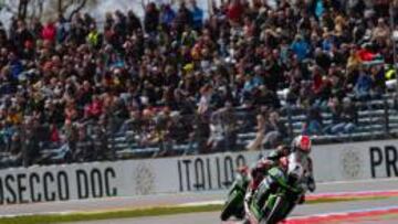 Rea, en la carrera de hoy en Assen.