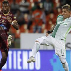 Así han sido los Nacional-Tolima en instancias finales