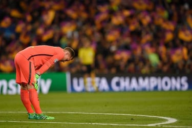 Ter Stegen, ante su primer examen en el Bernabéu