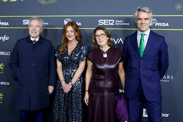 Los periodistas, Iñaki Gabilondo y Montserrat Domínguez Directora de la Cadena SER, con Pilar Gil, Vicepresidenta del Consejo de Administración de PRISA e Ignacio Soto, Director General de la Cadena SER, .