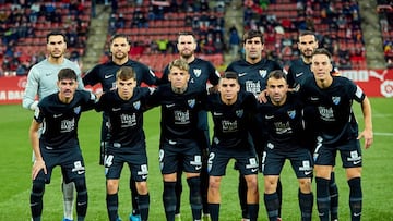 Alineaci&oacute;n del M&aacute;laga en Girona.