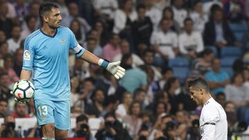 Antonio Ad&aacute;n, con Cristiano en el Bernab&eacute;u,