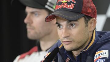 Dani Pedrosa: "Caí por falta de temperatura del neumático"