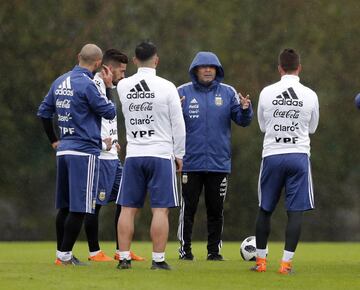 Buenos Aires 17 Mayo 2018, Argentina
Preparativos de la seleccion Argentina en el Predio de la AFA en Ezeiza, donde estÃ¡n 

Foto Ortiz Gustavo
