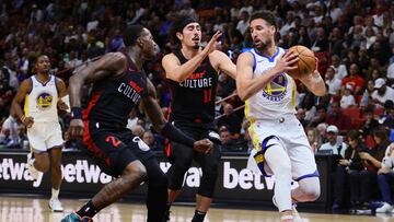 El alero mexicano recuperó la titularidad en el Miami Heat después de dos partidos. Sin embargo, no pudo evitar la derrota frente a los Golden State Warriors 113-92.