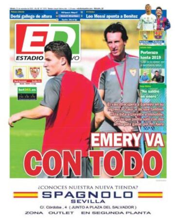 Portadas de la prensa mundial