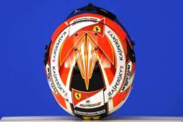 El casco de Kimi Raikkonen.