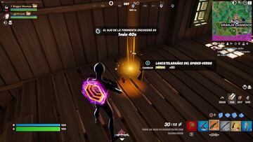 fortnite lanzatelara?as del spiderverso donde encontrarlos ubicaciones