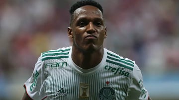 Yerry Mina, jugador de Palmeiras