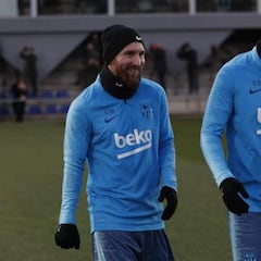 Messi estará contra el Madrid: golpeó la pelota sin dolor