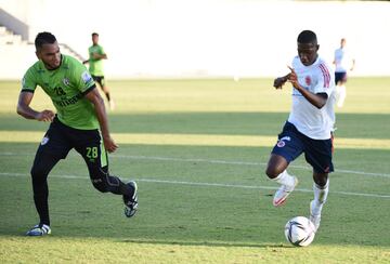 Los dirigidos por Reinaldo Rueda continúan su preparación para el juego vs Honduras y disputaron dos partidos amistosos en el Romelio Martínez.