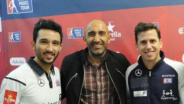 Abelardo disfruta del pádel junto a las estrellas del WPT