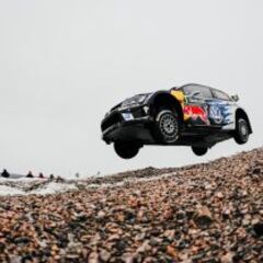 Los saltos más espectaculares del Rally de Suecia