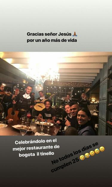 Juventus envía un saludo a Cuadrado en su cumpleaños