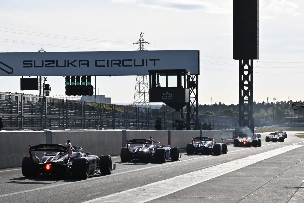Test de la Super Fórmula japonesa en  Suzuka.