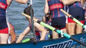 <b>TRIUNFADORES. </b>Urdaibai, tras una de sus victorias de este año.