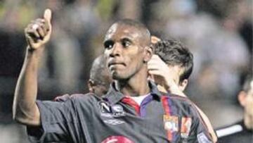 <b>PORTENTO. </b>El físico de Abidal le hará ser titular en el Mundial.