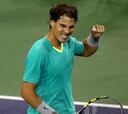 Nadal ya gana en pista dura