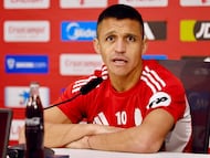 Alexis, en sala de prensa.