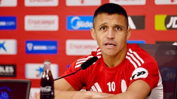 Alexis, en sala de prensa.