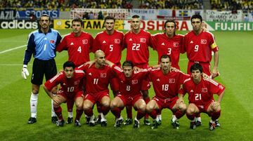 Quedaron terceros en el Mundial de 2002 tras vencer 3-2 a Corea del Sur.