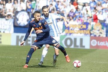 Siovas, en el partido ante el Valencia de la pasada temporada.