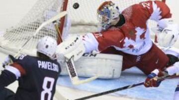 Pavelski marca para Estados Unidos.