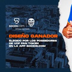 Así será el llamativo logo que lucirá el Valencia en su camiseta