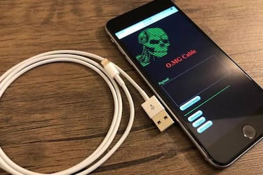 Modifican un cable Lightning USB para secuestrar ordenadores
