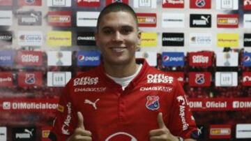 El volante creativo es el fichaje estrella del Independiente Medellín. En Envigado jugó 2009-2011 y en Nacional en 2012.