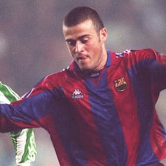 Luis Enrique vuelve al Villamarín: uno de los cuatro campos donde marcó un hat-trick