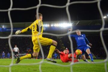 Jornada 24: Leicester City - Liverpool (2-0).