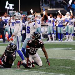 Cowboys derrota a Falcons y aún sueña con los Playoffs