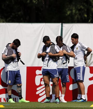 Bronnitsy  23 junio 2018, Rusia
Copa Mundial Rusia 2018
Entrenamiento de Argentina antes de jugar contra Nigeria.

Foto Ortiz Gustavo
