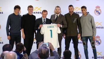 El Real Madrid presentó el acuerdo de patrocinio con Exness