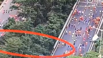 Escándalo en una media en China: 237 corredores atajaron