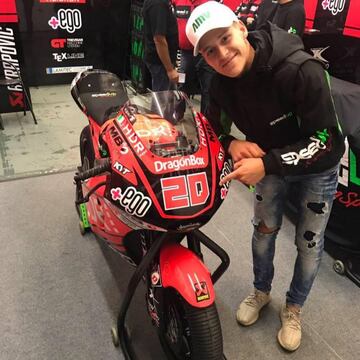 Fabio Quartararo y su Moto2.