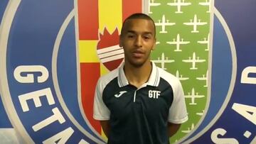 Ayoub, hace menos de un mes: "Soy un azulón más, aúpa Geta"