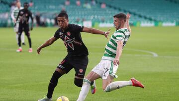 Momento de un partido del Celtic.