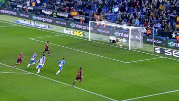 Así fue el penalti de Messi con paradón de Diego López