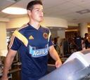 James Rodríguez ya se ejercita en New Jersey con Colombia