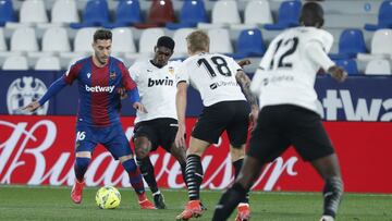 12/03/21 PARTIDO PRIMERA DIVISION DERBI
 LEVANTE UD - VALENCIA  
 ROCHINA THIERRY CORREIA