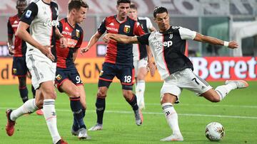 El misil de Cristiano en Génova superó los 100 km/h