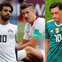 Los 25 cracks que se fueron en primera ronda de Rusia 2018