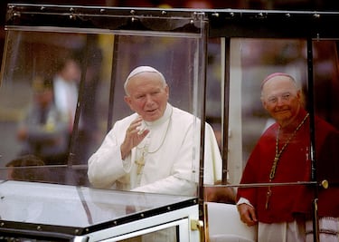 Karol Józef Wojtyła. Uno de los papas más influyentes del siglo XX. Viajó extensamente y promovió la caída del comunismo en Europa.