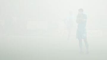 El Zenit-APOEL, detenido durante diez minutos