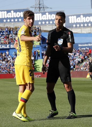 Sergi Roberto y Gil Manzano
